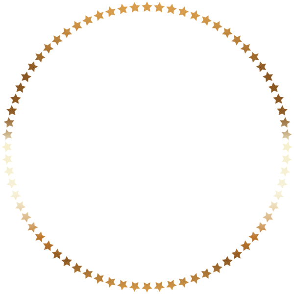 This png image - Stars PNG Round Border Frame, is available for free download