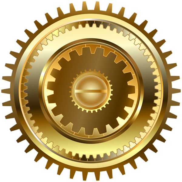 This png image - Steampunk Gear PNG Clip Art Image, is available for free download