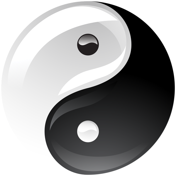 This png image - The Yin and Yang PNG Clip Art Image, is available for free download