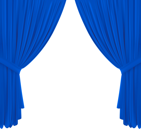 This png image - Theater Curtain Blue PNG Clipart, is available for free download