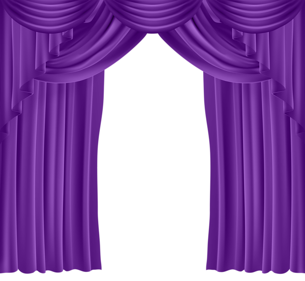 This png image - Theater Curtains Purple PNG Transparent Clipart, is available for free download