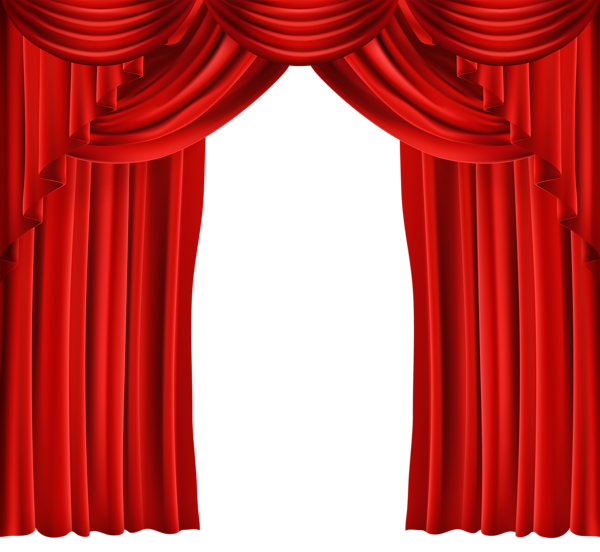 This png image - Theater Curtains Red PNG Transparent Clipart, is available for free download