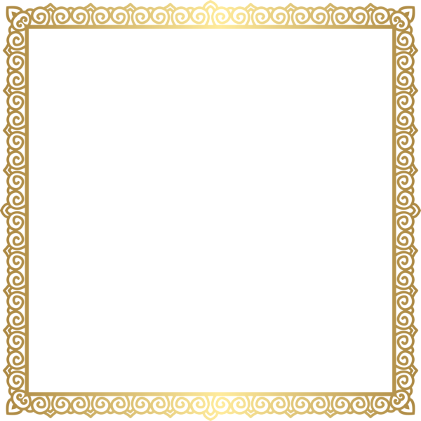 Transparent Border Frame Gold PNG Clip Art | Gallery ...