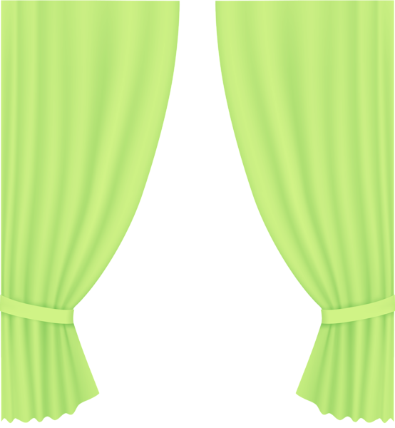 This png image - Transparent Curtain Chartreuse Clip Art PNG Image, is available for free download