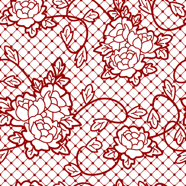 This png image - Transparent Decorative Lace with Roses PNG Picture, is available for free download