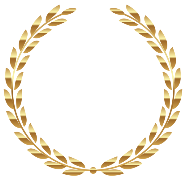 This png image - Transparent Gold Wreath PNG Clipart Picture, is available for free download