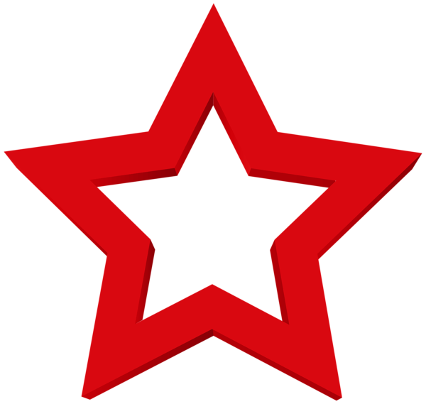 This png image - Transparent Red Star Clipart, is available for free download