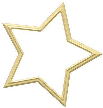 This png image - Transparent Star Decoration, is available for free download