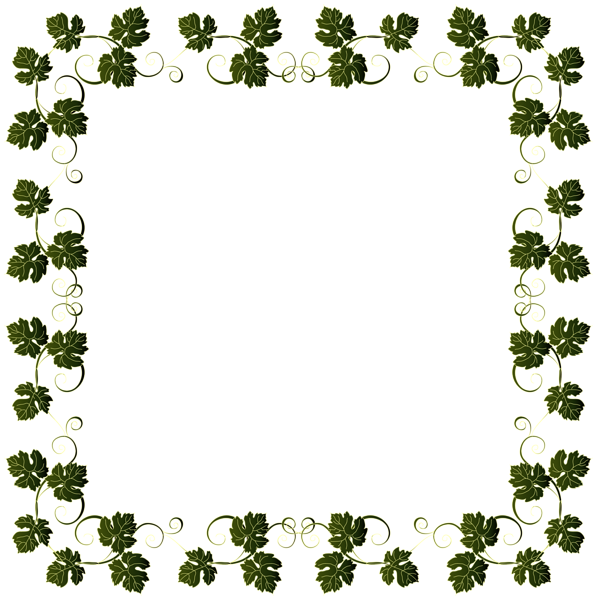 This png image - Vine Border Frame PNG Clip Art Image, is available for free download