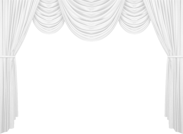 White Curtain PNG Clipart Picture Gallery Yopriceville High Quality   White Curtain PNG Clipart Picture 