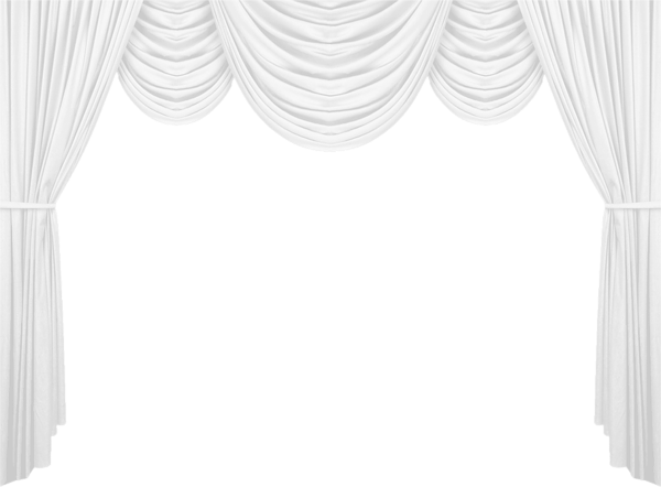 This png image - White Curtain PNG Clipart Picture, is available for free download