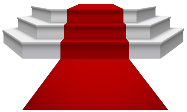 This png image - White Podium with Red Carpet PNG Clipart Image, is available for free download
