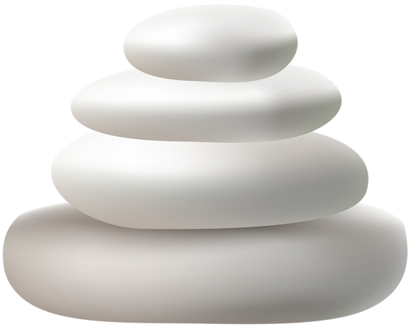 This png image - White Spa Stones PNG Clip Art Image, is available for free download