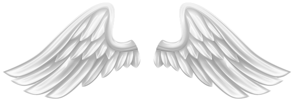 This png image - White Wings PNG Transparent Clipart, is available for free download