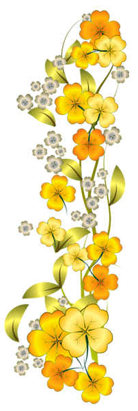 Yellow Flower Decor PNG Clipart | Gallery Yopriceville ...