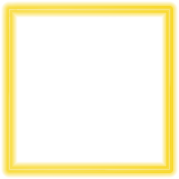 This png image - Yellow Neon Border Frame PNG Clipart, is available for free download