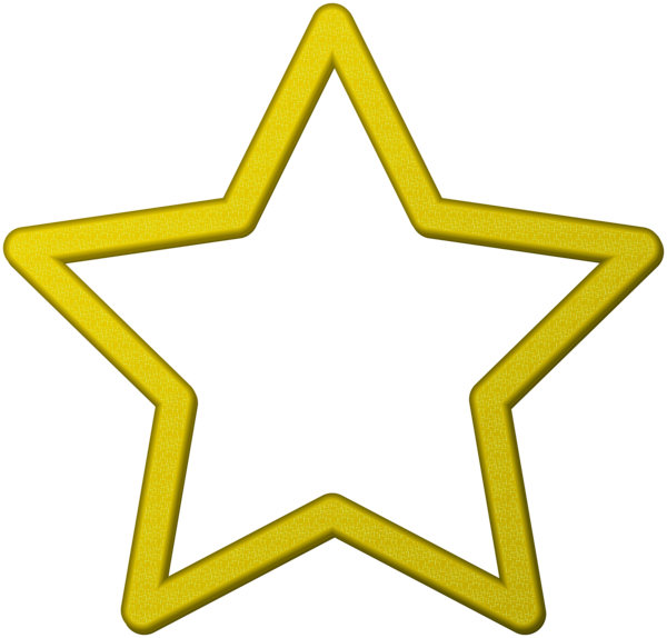 This png image - Yellow Star Border Frame PNG Clip Art, is available for free download