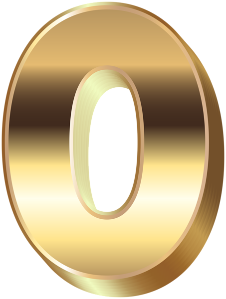 This png image - 3D Gold Number Zero PNG Clip Art, is available for free download