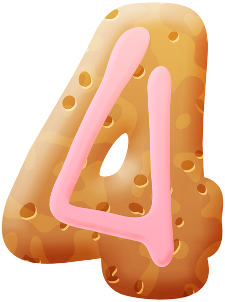 This png image - Biscuit Number Four PNG Clipart Image, is available for free download