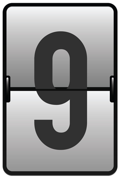 This png image - Counter Number Nine PNG Clipart Image, is available for free download