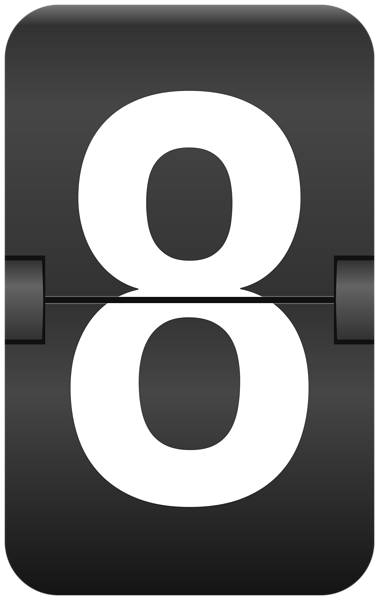 This png image - Eight Counter Number Clip Art Image, is available for free download