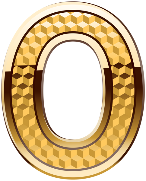 This png image - Gold Number Zero PNG Clip Art Image, is available for free download