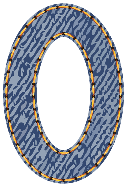 This png image - Jeans Number Zero PNG Clipart Picture, is available for free download