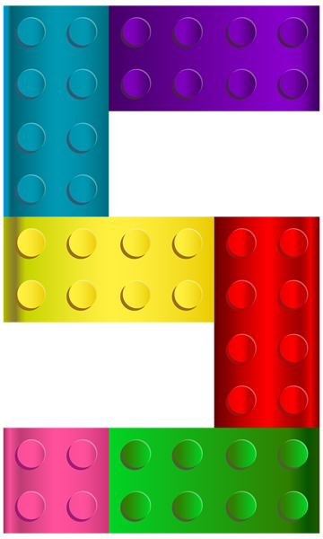 This png image - Lego Number Five PNG Transparent Clip Art Image, is available for free download