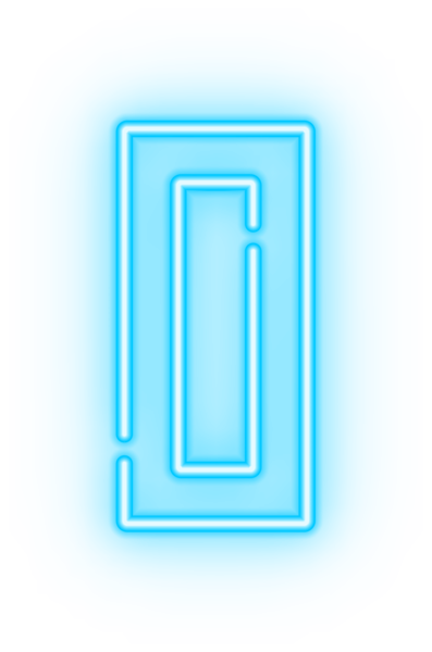 This png image - Neon Number Zero Transparent Clip Art Image, is available for free download