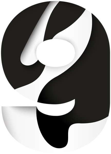 This png image - Number Nine Black White PNG Clip Art Image, is available for free download