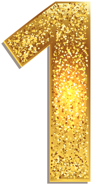 This png image - Number One Gold Shining PNG Clip Art Image, is available for free download