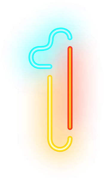 This png image - Number One Neon Transparent Clip Art Image, is available for free download
