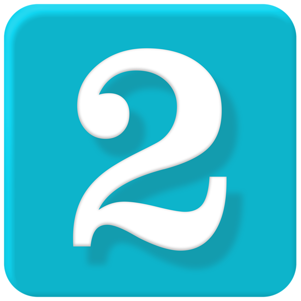 This png image - Number Two Clipart Image, is available for free download