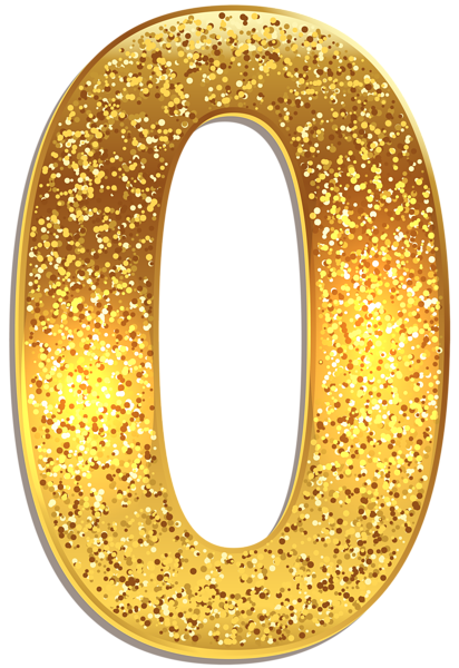 This png image - Number Zero Gold Shining PNG Clip Art Image, is available for free download