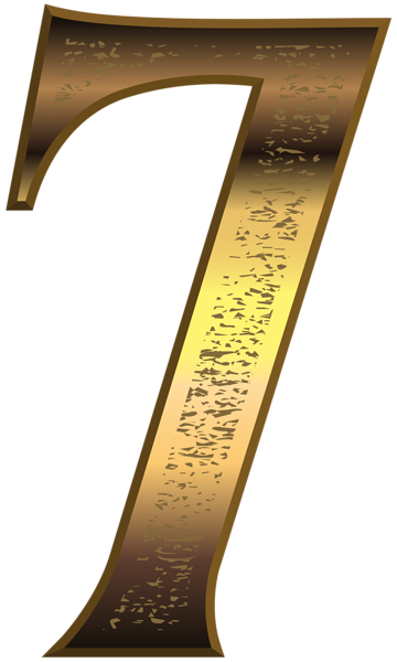 This png image - Old Gold Number Seven Transparent PNG Image, is available for free download