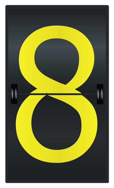 This png image - Sports Counter Number Eight PNG Clipart Image, is available for free download