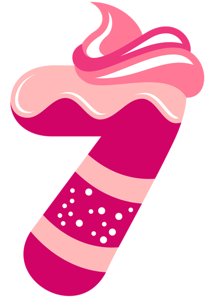 This png image - Sweet Number Seven PNG Clipart Image, is available for free download