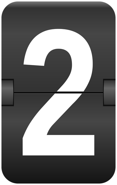 This png image - Two Counter Number Clip Art Image, is available for free download