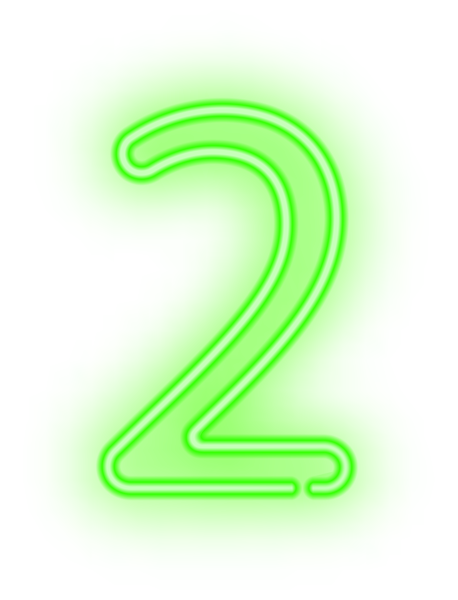 This png image - Two Neon Green PNG Clip Art Image, is available for free download