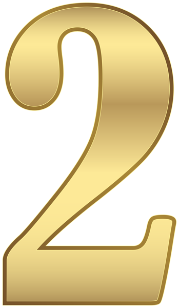 This png image - Two Number Gold Transparent Image, is available for free download