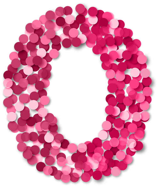 This png image - Zero 0 Number Pink PNG Clip Art, is available for free download
