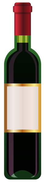 This png image - Bottle of Red Wine PNG Vector Clipart, is available for free download