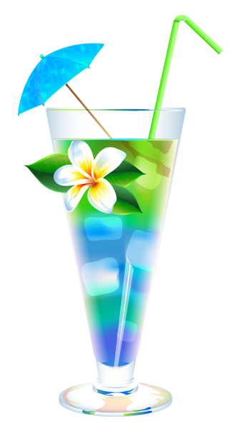 This png image - Exotic Summer Cocktail PNG Clipart Image, is available for free download