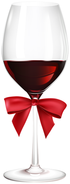 This png image - Glass Red Wine with Bow Clip Art Image, is available for free download