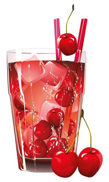 Glass_of_Cherry_Juice_PNG_Clipart.png