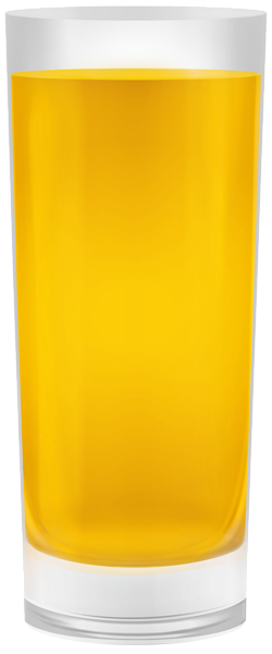 This png image - Glass of Yellow Juice PNG Transparent Clipart, is available for free download