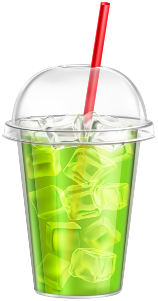 This png image - Green Drink Plastic Cup PNG Clipart, is available for free download