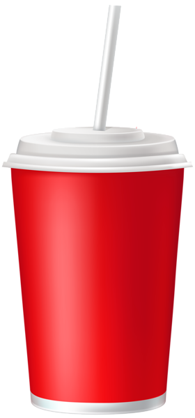 This png image - Plastic Cup with Straw PNG Clipart, is available for free download