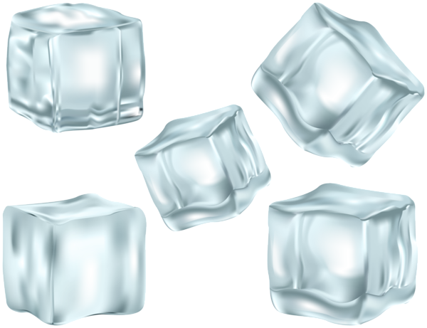 This png image - Realistic Ice Cubes PNG Clipart, is available for free download