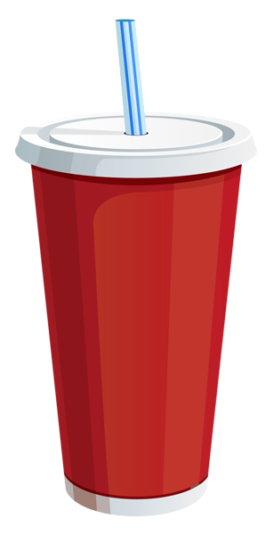 This png image - Red Plastic Drink Cup PNG Vector Clipart Image, is available for free download